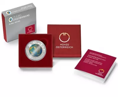 Austria 25 Euros Niobium AUTRICHE 2023 - R�chauffement climatique