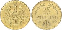 Austria 25 Schilling Eagle - 1929 - Gold