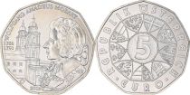 Austria 5 Euro - Mozart - 2006 - Silver