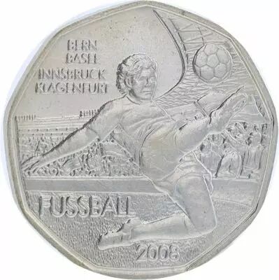EURO 2008 記念5ユーロ銀硬貨 austria-5-euro-silver---
