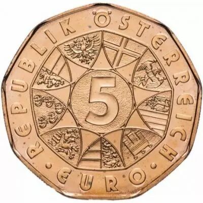 Austria 5 Euros Copper - Viennese Operetta - 2015