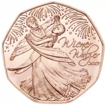 Austria 5 Euros Copper - Viennese Waltz - 2013