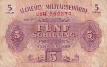 Austria 5 Schilling - Allied military authorities - 1944 - P.105