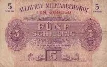 Austria 5 Schilling - Allied military authorities - 1944 - Serial 16H - P.105