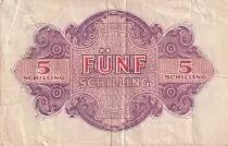 Austria 5 Schilling - Allied military authorities - 1944 - Serial 18H- P.105