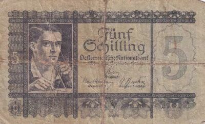 Austria 5 schillings - H. Br�cke - Iron Mine - 1927
