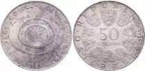 Austria 50 Schilling - Broadcasting - 1974 - Silver