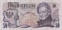 Austria 50 Schilling - Ferdinand Raimund - 1970 - Serial E - P.144