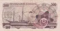 Austria 500 Schilling - Josef Ressel - Boat - Serial EL - 1965