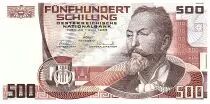 Austria 500 Schilling - Otto Wagner - 1985 - Serial C - P.151
