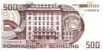 Austria 500 Schilling - Otto Wagner - 1985 - Serial C - P.151