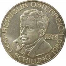 Austria 500 Silver Schillings, Koloman Moser - 1989 Vienna