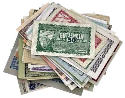 Austria Lot de 100 ex NOTGELD \ au hasard\ 