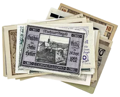 Austria Lot de 50 ex NOTGELD \ au hasard\ 