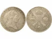 Austrian Netherlands Francis II - Silver Thaler, with Crowns - 1793 Milan