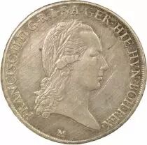 Austrian Netherlands Francis II - Silver Thaler, with Crowns - 1793 Milan