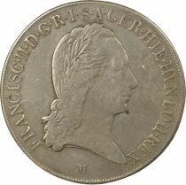 Austrian Netherlands Francis II - Silver Thaler, with Crowns - 1800 M Milan
