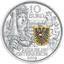 Autriche  10 Euros - Maximilien Ier - Série Chevalier - Argent BE - 2019