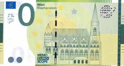 Autriche 0 Euro M�mo Euroscope - Wien Stephansdom - 2023