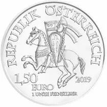 Autriche 1 5 Euros (1 Oz) Argent AUTRICHE 2019 - L&eacute;opold V d\'Autriche