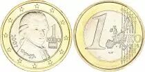 Autriche 1 Euro - Mozart - 2007