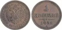 Autriche 1 Kreuzer Armoiries