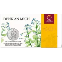 Autriche 10 Euros Argent (BU) AUTRICHE 2023  - Le Myosotis (Forget-me-not) -  Le Langage des Fleurs