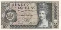 Autriche 100 Schilling - Angelika Kauffmann - S&eacute;rie DD - 1969 - P.145