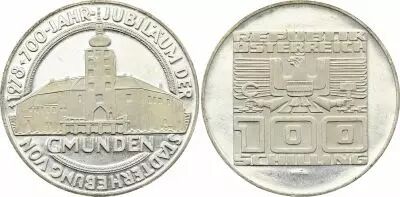 Autriche 100 Schilling - Gmunden - 1978