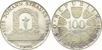 Autriche 100 Schilling - Johann Strauss - 1975