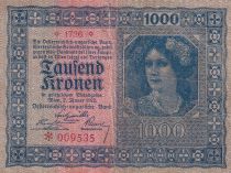 Autriche 1000 Kronen - Femme - 1922 - P.78