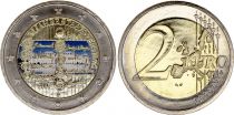 Autriche 2 Euros - Traité d\'Etat autrichien - Colorisée - 2005