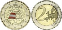 Autriche 2 Euros - Traité de Rome - Colorisée - 2007