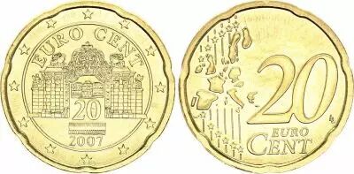 Autriche 20 Centimes Euro - 2007