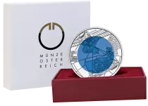 Autriche 25 Euros Niobium - 700 ans de la ville de Hall au Tyrol - 2003