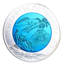 Autriche 25 Euros Niobium - Aviation autrichienne - 2007