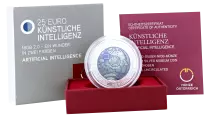 Autriche 25 Euros Niobium - Intelligence Artificielle - 2019
