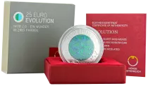 Autriche 25 Euros Niobium - L\'Évolution - 2014