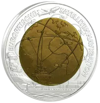Autriche 25 Euros Niobium - Satellite europ&eacute;en de navigation - 2006