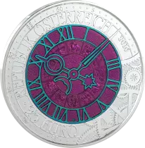 Autriche 25 Euros Niobium AUTRICHE 2016 - Le Temps