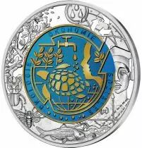 Autriche 25 Euros Niobium AUTRICHE 2023 - R&eacute;chauffement climatique