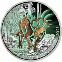 Autriche 3 Euros Autriche 2021 - Le Styracosaure (Nouvelle collection - Dinosaures)