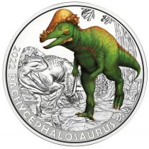Autriche 3 Euros Autriche 2022 - Le Pachycephosaurus (Nouvelle collection - Dinosaures)