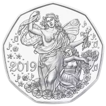 Autriche 5 Euro - 150 Ans de l\'Op&eacute;ra de Vienne - Argent - 2019
