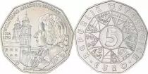 Autriche 5 Euro - Mozart - 2006 - Argent