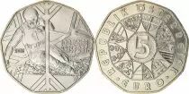 Autriche 5 Euros - Ski - 2005 - Argent