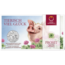 Autriche 5 Euros Argent 2023 AUTRICHE - Le Cochon Porte-Bonheur