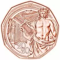 Autriche 5 Euros Cuivre 2020 AUTRICHE - 150 ans Musikverein Vienne