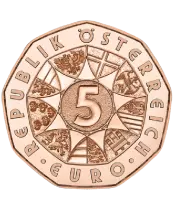Autriche 5 Euros Cuivre 2023 - LE COCHON PORTE-BONHEUR