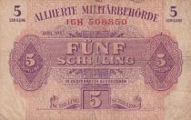 Autriche 5 Schilling - Autorités militaires alliées - 1944 - Série 16H - P.105